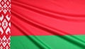 Flag of Belarus as background, top view Royalty Free Stock Photo