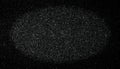Black Glitter Texture Background with Faint Circular Spotlight in Center Royalty Free Stock Photo