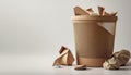 Wastebasket filled with crumpled paper Royalty Free Stock Photo