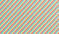 Turquoise, coral, and lemon yellow diagonal pattern Royalty Free Stock Photo