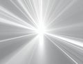 Silver Light Rays â Futuristic Glow Background Royalty Free Stock Photo
