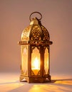 Ramadan Kareem vector illustration of a lantern Fanus. Royalty Free Stock Photo