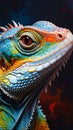 Lizard Portrait Royalty Free Stock Photo