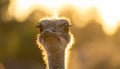 Ostrich Closeup Royalty Free Stock Photo