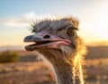 Ostrich Closeup Royalty Free Stock Photo