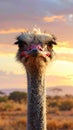 Ostrich Closeup Royalty Free Stock Photo