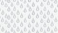 Hand-Drawn Raindrop Pattern Royalty Free Stock Photo