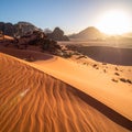 Desert wonders from Dunes to Black Desert , white Desert , Cristal mountain Royalty Free Stock Photo