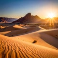 Desert wonders from Dunes to Black Desert , white Desert , Cristal mountain Royalty Free Stock Photo