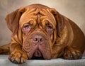 French Mastiff or Bordeauxdog Royalty Free Stock Photo