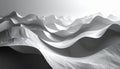 Abstract White Waves Background, Modern Art Design Royalty Free Stock Photo