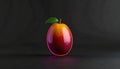 Mango Fruit Still Life Fresh, Ripe, Tropical Food on Black Royalty Free Stock Photo