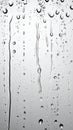 Rain drops on glass against grey background Royalty Free Stock Photo