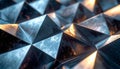 Abstract Geometric Crystal Surface with Light Reflections Royalty Free Stock Photo