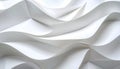 Abstract White Paper Waves Background Royalty Free Stock Photo