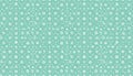 Seamless Pattern of White Flowers on Teal Background Royalty Free Stock Photo