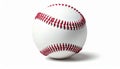 Classic Baseball on White Background Royalty Free Stock Photo
