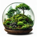 Miniature Forest Terrarium Royalty Free Stock Photo