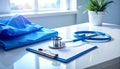 Medical Professional Workspace Royalty Free Stock Photo