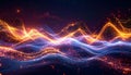 Abstract Energy Waves Royalty Free Stock Photo