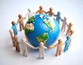 Global Unity and Diversity: People Around the World Royalty Free Stock Photo