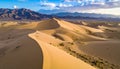 The Gobi Dune Desert as viewed from the air Royalty Free Stock Photo