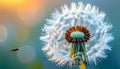 Close up side view of dandelion Royalty Free Stock Photo