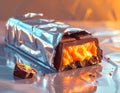 bar of orange chocolate 5 Royalty Free Stock Photo