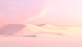 Gentle Pastel Pink Surface Warm Tone Minimal Style Royalty Free Stock Photo