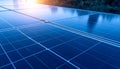 Solar Cell or Solar Panel Modern energy revolution, alternative power source Royalty Free Stock Photo