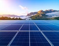 Solar Cell or Solar Panel Modern energy revolution, alternative power source Royalty Free Stock Photo