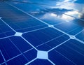 Solar Cell or Solar Panel Modern energy revolution, alternative power source Royalty Free Stock Photo