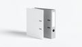 Open File Folder on White Background Royalty Free Stock Photo