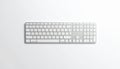 Minimalist Keyboard on White Background Royalty Free Stock Photo