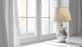 Elegant Lamp by the Window Royalty Free Stock Photo