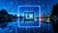 AI Co-Processor with LLM Technology, Big Data, Machine Learning, Creative AI for Business Royalty Free Stock Photo