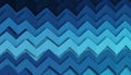 Abstract Blue Chevron Pattern Background with Dynamic 3D Layers and Gradient Shades Royalty Free Stock Photo