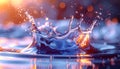 Water Crown Splash Royalty Free Stock Photo