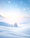 Clean Minimal Background with Silver Blue Frost Glow Royalty Free Stock Photo