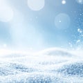 Clean Minimal Background with Silver Blue Frost Glow Royalty Free Stock Photo