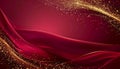 Burgundy Red Gradient with Subtle Gold Shimmer Festive Elegance Royalty Free Stock Photo
