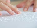 Reading Braille Royalty Free Stock Photo