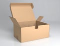 3D Illustration return box packaging, good for illustration or background Royalty Free Stock Photo
