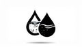 Water icon or logo isolated sign symbol vector illustration - high quality black style Royalty Free Stock Photo