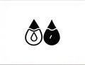 Water icon or logo isolated sign symbol vector illustration - high quality black style Royalty Free Stock Photo