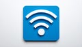 Wi-Fi icon. Flat design. Royalty Free Stock Photo