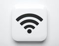 Wi-Fi icon. Flat design. Royalty Free Stock Photo