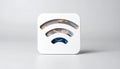 Wi-Fi icon. Flat design. Royalty Free Stock Photo