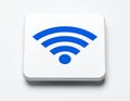 Wi-Fi icon. Flat design. Royalty Free Stock Photo