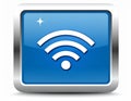 Wi-Fi icon. Flat design. Royalty Free Stock Photo
